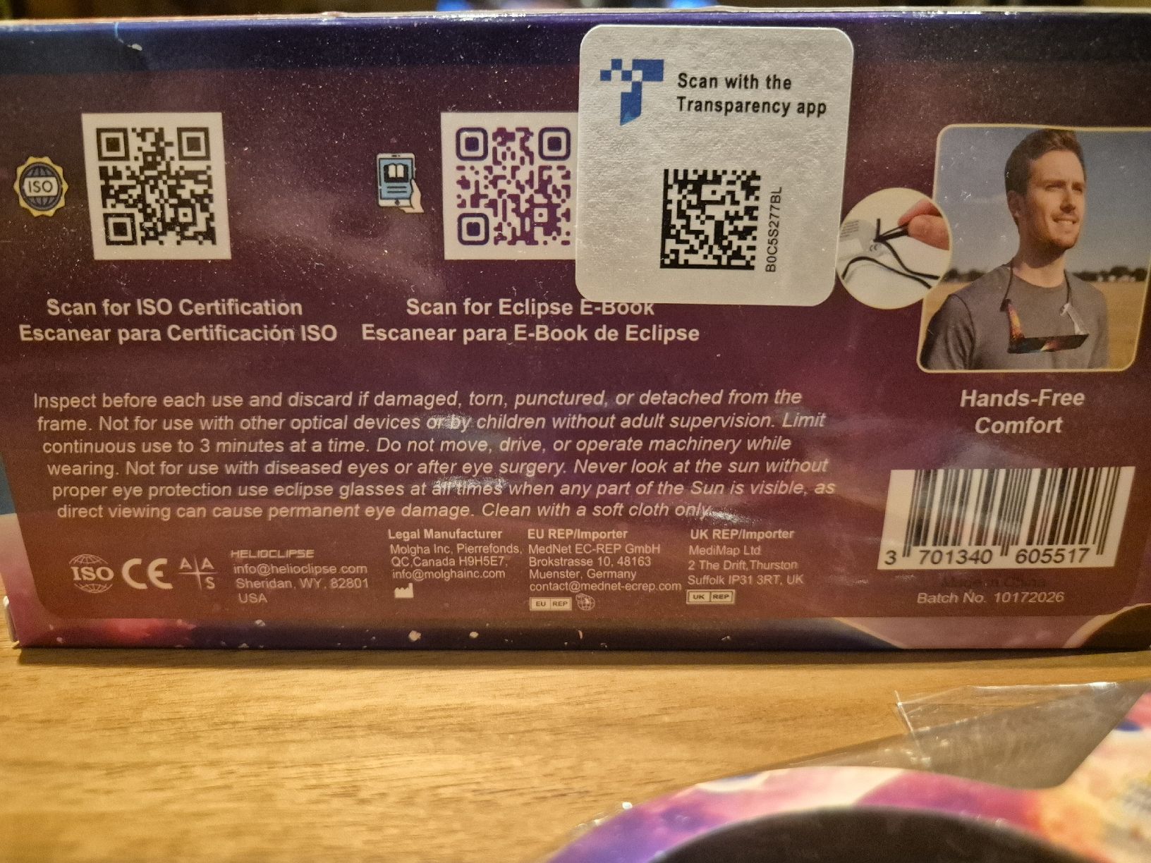 Brillen & Gläser: Sonnenfinsternisbrillen Solar Eclipse Glasses – Neu und originalverpackt aus Seuzach von lu-zi 3
