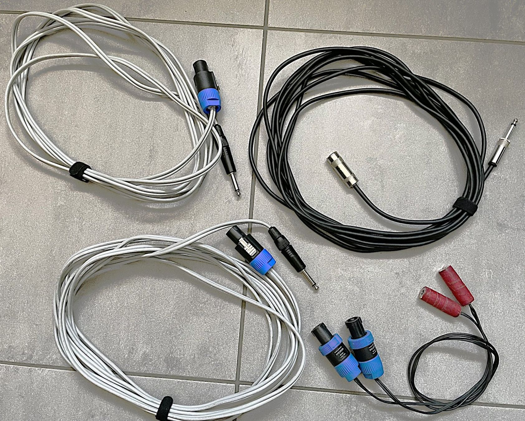 Cavi: Lautsprecherkabel-Set  Jack-Speakon / Speakon-Speakon – Usato da Wattwil venduto da webrawa