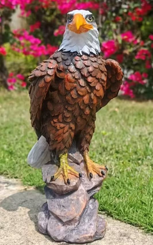 Statuette: Adler auf Stein (25 cm) – Nuovo e nell'imballaggio originale da Langenbruck venduto da Gumsi 1