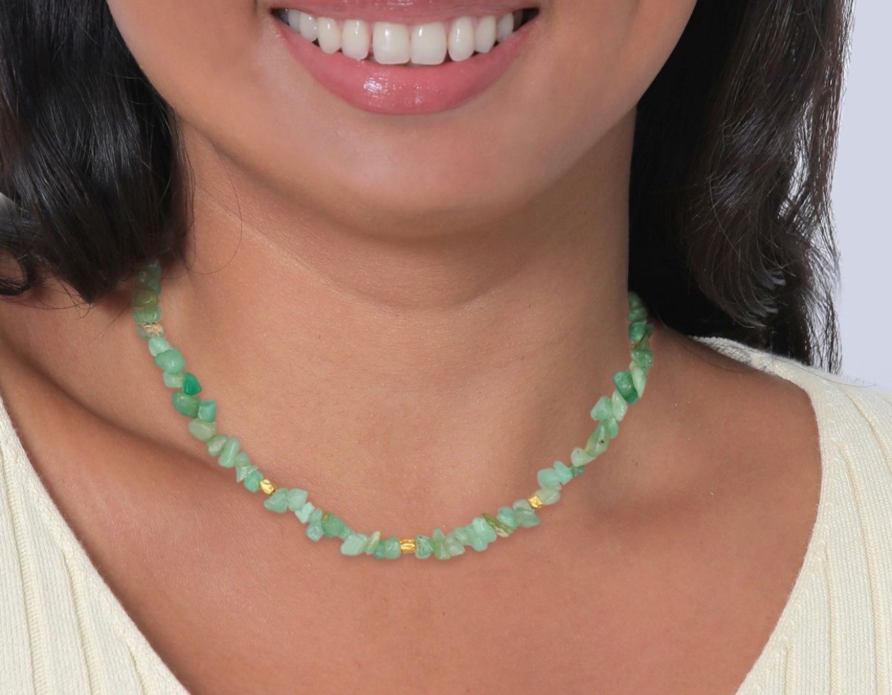 Catenine: Elli AVENTURIN CHOKER  Collier - Neuf – Nuovo (secondo la descrizione) da Vuisternens-Romont venduto da gol_xp6p