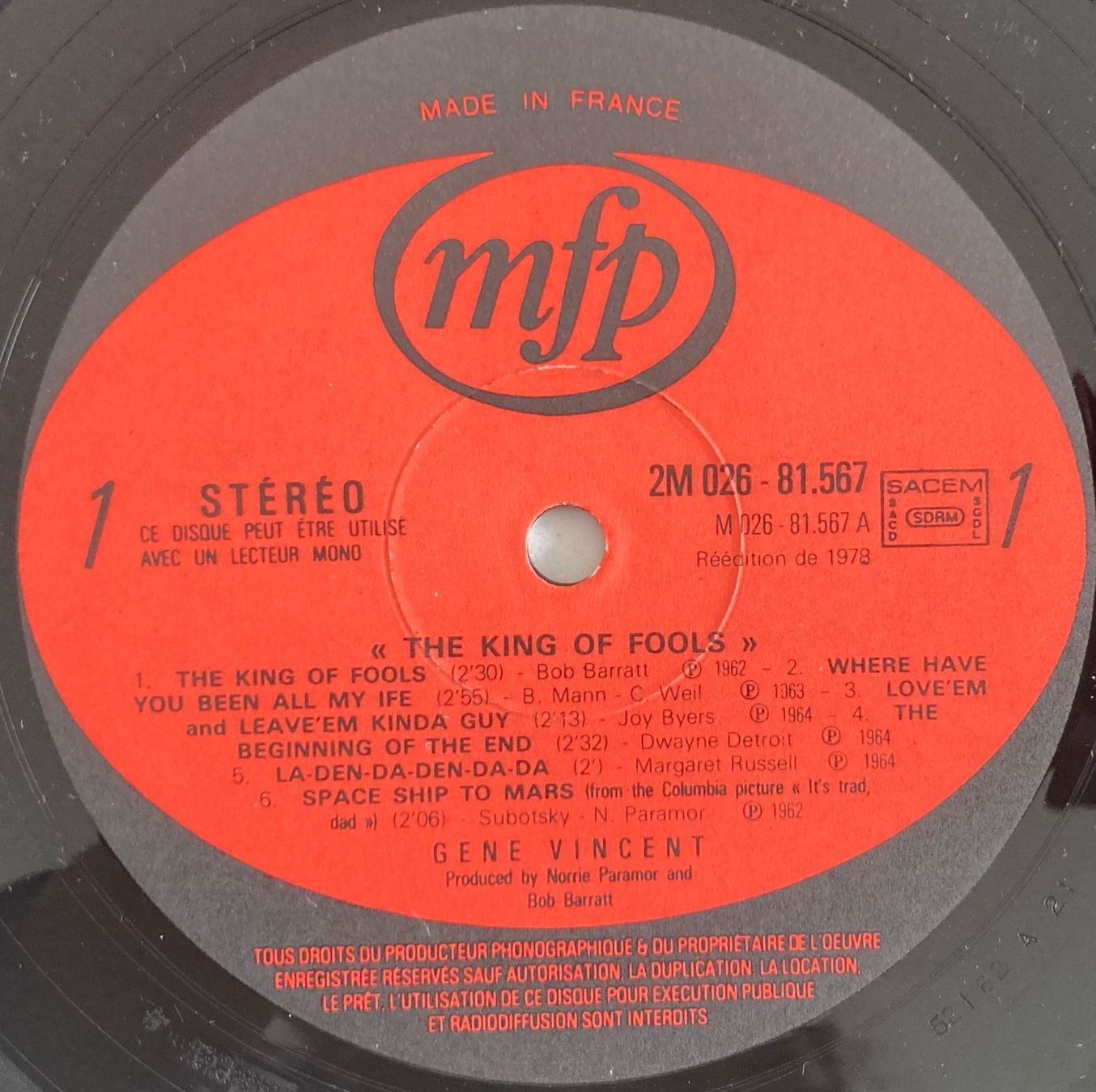 Dischi in vinile: GENE VINCENT - BE-BOP-A-LULA – Usato da Poliez-Pittet venduto da Newtown-Records 2