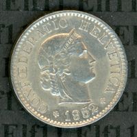 CHF___0.05 1952 unz-stgl 5 Rappen