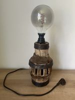 Lampe Holz Rad