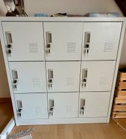 Metallschrank Spind 9 Fächer mit Schloss
