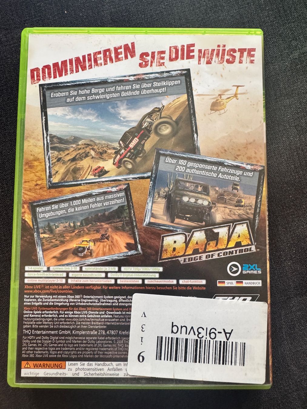 Microsoft Spiele: XBOX 360 - Baja: Edge of Control - 2008 – Gebraucht aus Seuzach von Inspektor99 1