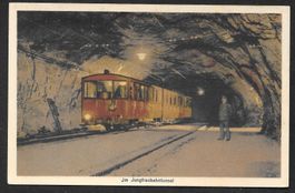 Jungfraubahn im Tunnel