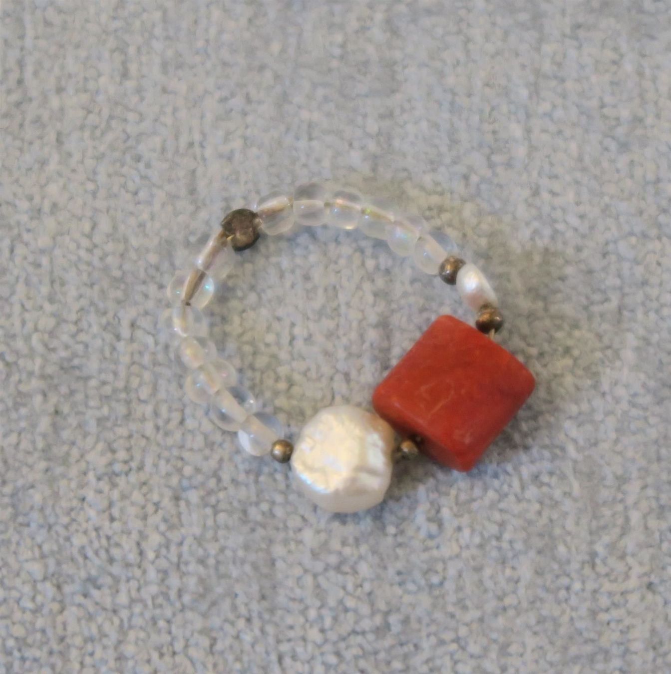 Anelli: Ring Schaumkoralle rot, Gr. 59.6 – Usato da Brittnau venduto da marlenestone 2