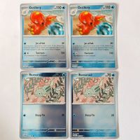 🐟 Remoraid & 🐙 Octillery 4x Reverse Holo [EN] *NM*