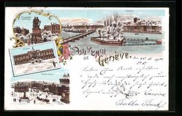 Winter-Lithographie Genève, Monument Na