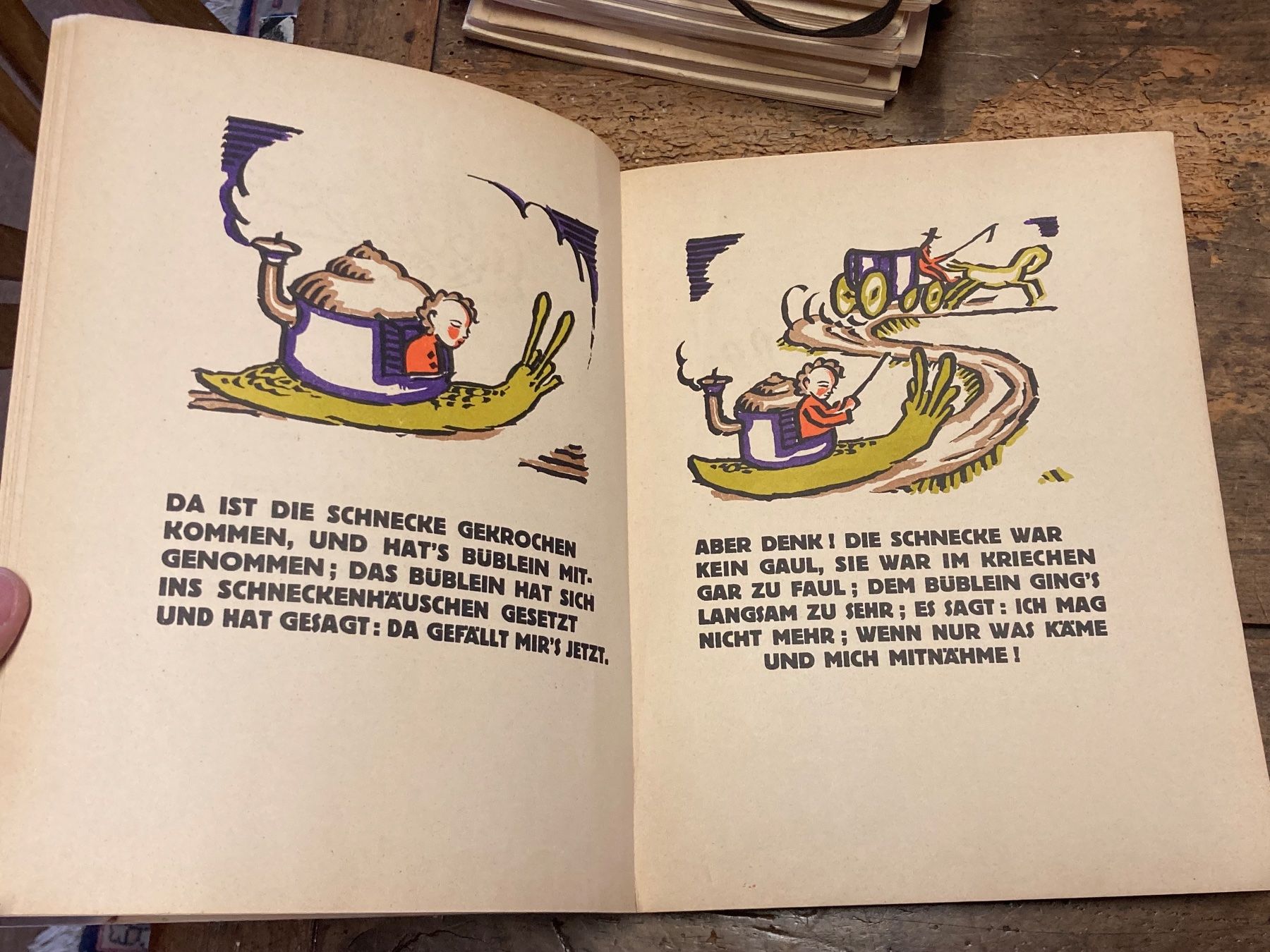 Libri: Vom Büblein vom Bäumlein antikes Kinderbuch um 1925 – Usato da Bern venduto da Jwpm66 4