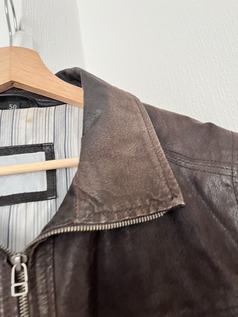 Maddison Giacche: Maddison Brown Leather Jacket Size 50  – Usato da Lausanne venduto da Danash 3