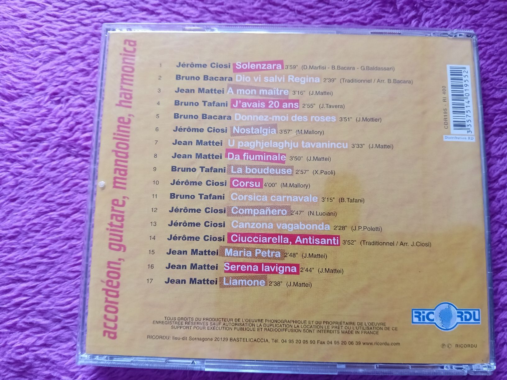 CDs: CD Corsica – Gebraucht aus Witterswil von hele04 1
