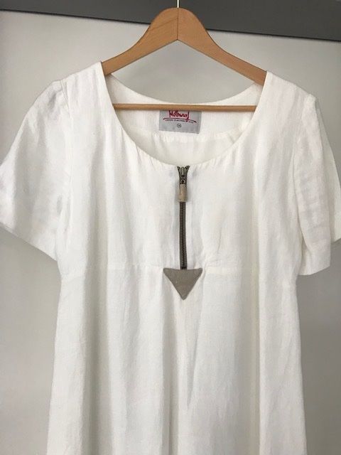 Vestiti: Leinenkleid in weiss – Usato da Flurlingen venduto da Tobia04 1