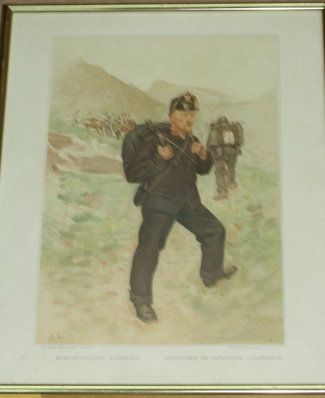 Poster & Bilder: 5 Kunstwerke/Bilder Militaria – Neu (gemäss Beschreibung) aus Chur von Invinoveritas 2
