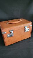 Altes Beauty-Case aus Leder - Vintage Koffer