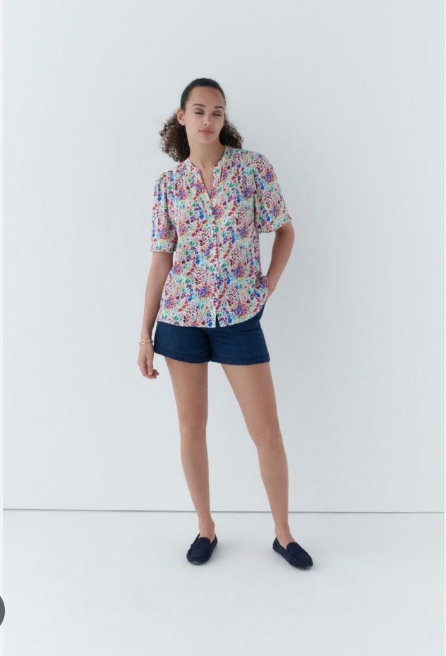 Caroll Camicette: CAROLL Paris - Farbenfrohe Bluse Viskose – Usato da Besazio venduto da lionheart63 2