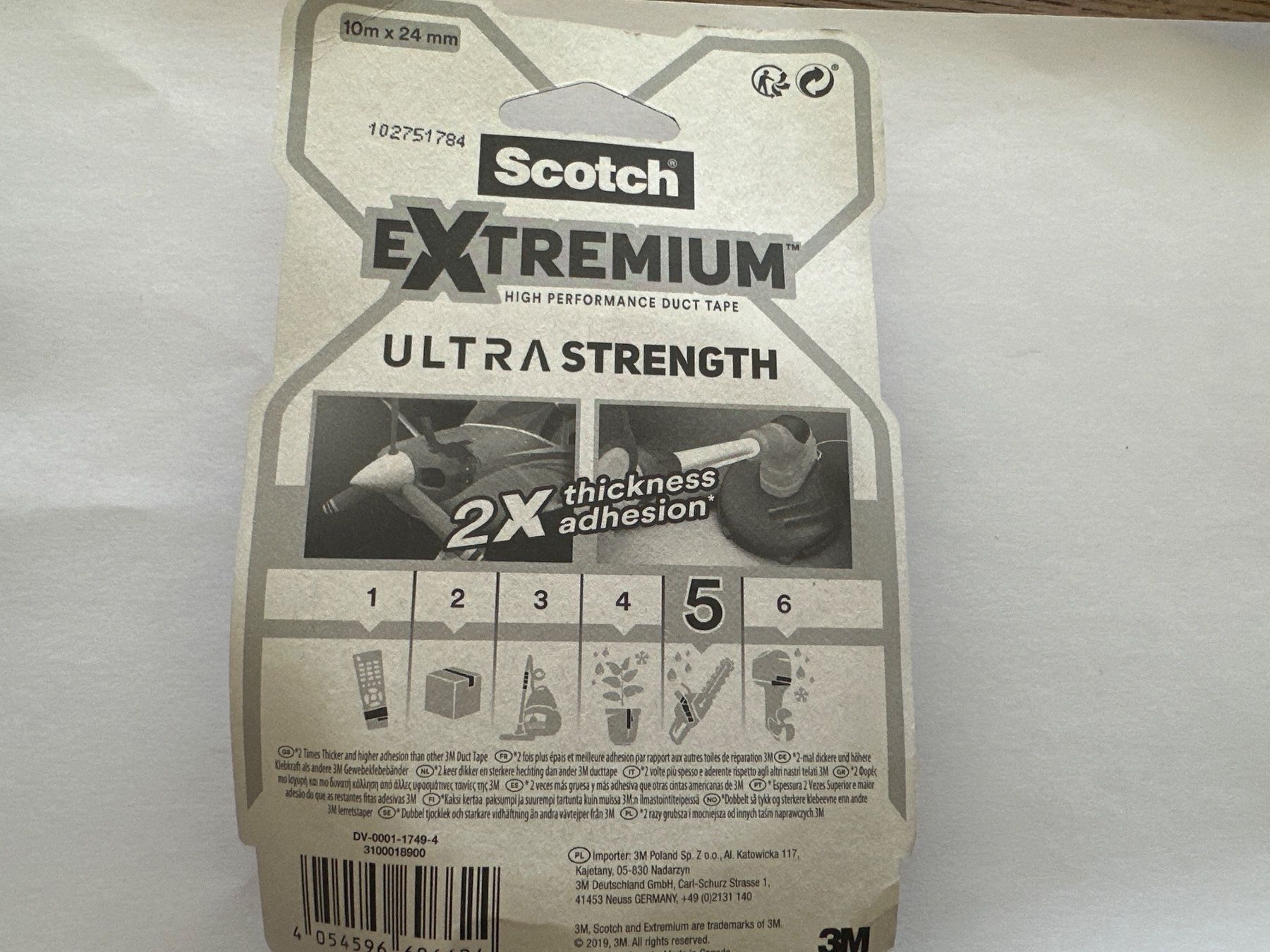 Altro materiale per ufficio: Scotch extremium Gewebeklebeband – Nuovo e nell'imballaggio originale da Necker venduto da liq24 3