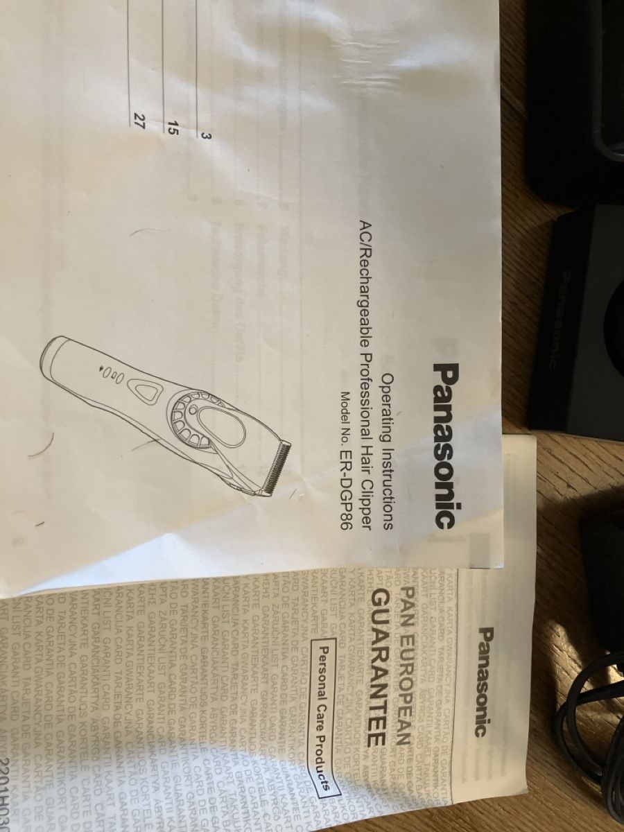 Panasonic Coupe: Tondeuse Pro - Panasonic ER-DGP 86 – D'occasion à Pully par yan_w5mm 4