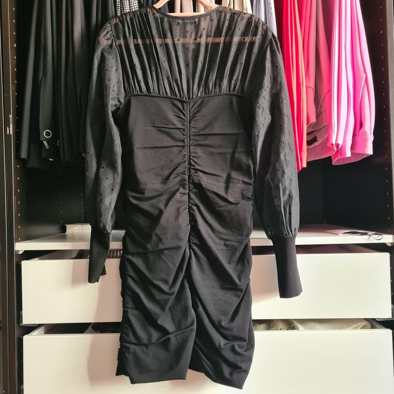 Sandro Kleider: Sandro Kleid  schwarz Mesh Ärmel – Neu (gemäss Beschreibung) aus Emmen von mak31 2