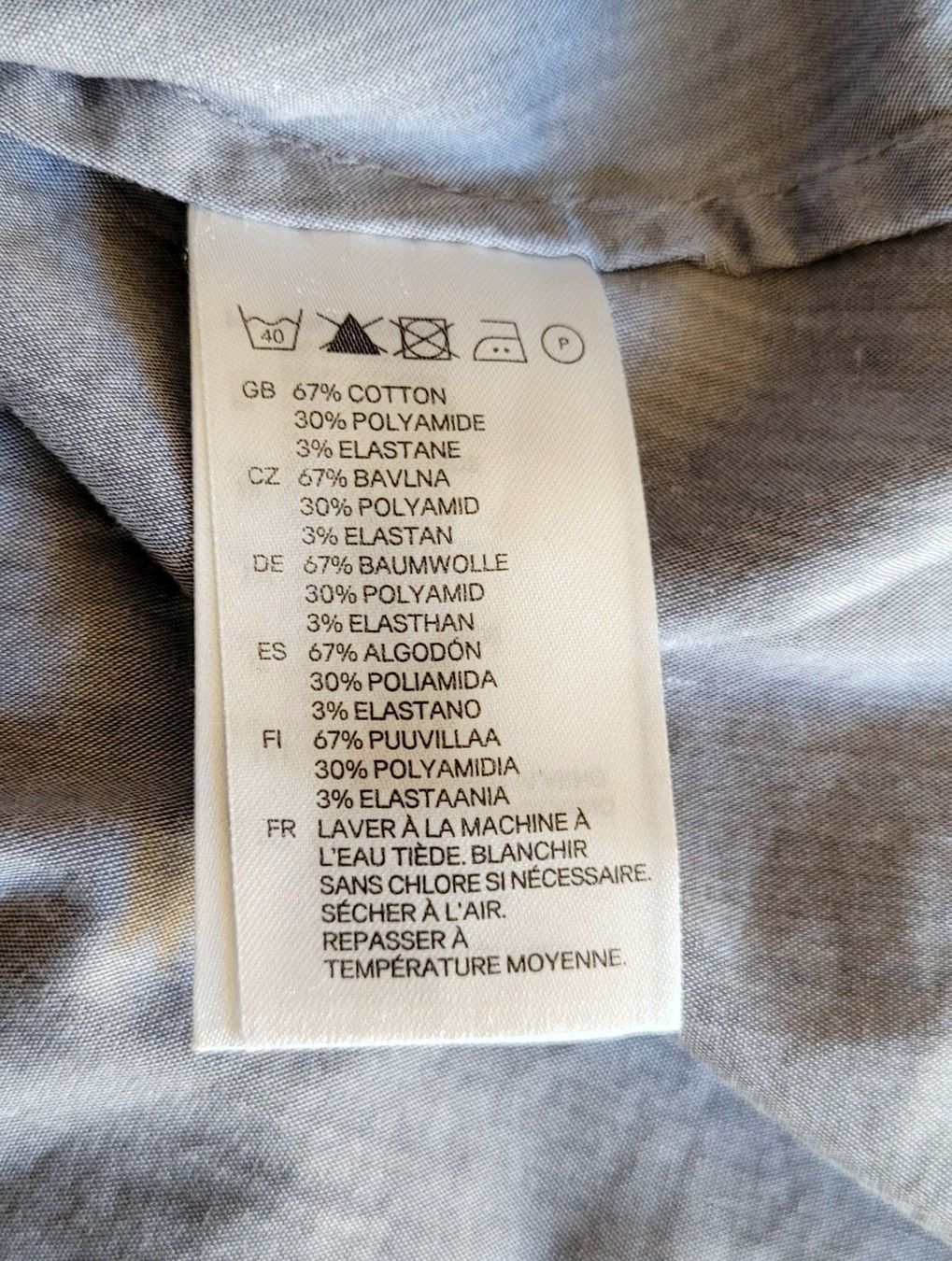 H&M Blusen: Business Bluse H&M Gr. 36 silbergrau – Gebraucht aus Füllinsdorf von Sunnebliemli7 3