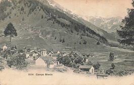 Campo Blenio TI – Panorama del paese