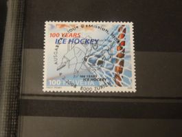 Schweiz Briefmarke 100 Jahre Ice Hockey 2008 ET-VOLL