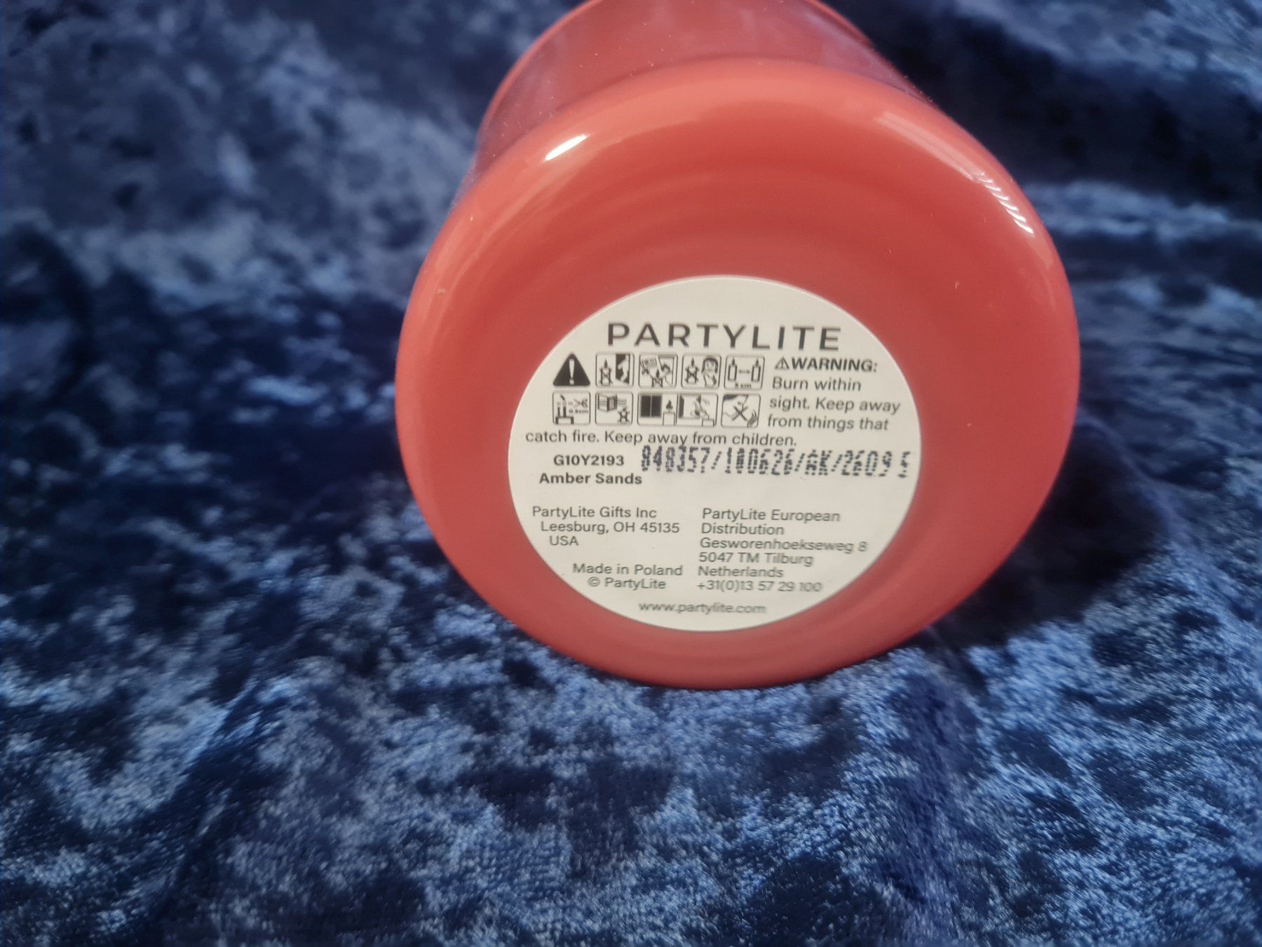 Partylite Candele: PartyLite - Mini-Duftwachsglas Amber Sands, Solar Pulse – Nuovo e nell'imballaggio originale da Othmarsingen venduto da Kleibai 1