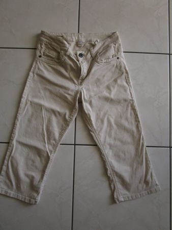 Caprihose S. Oliver Gr. 34, creme