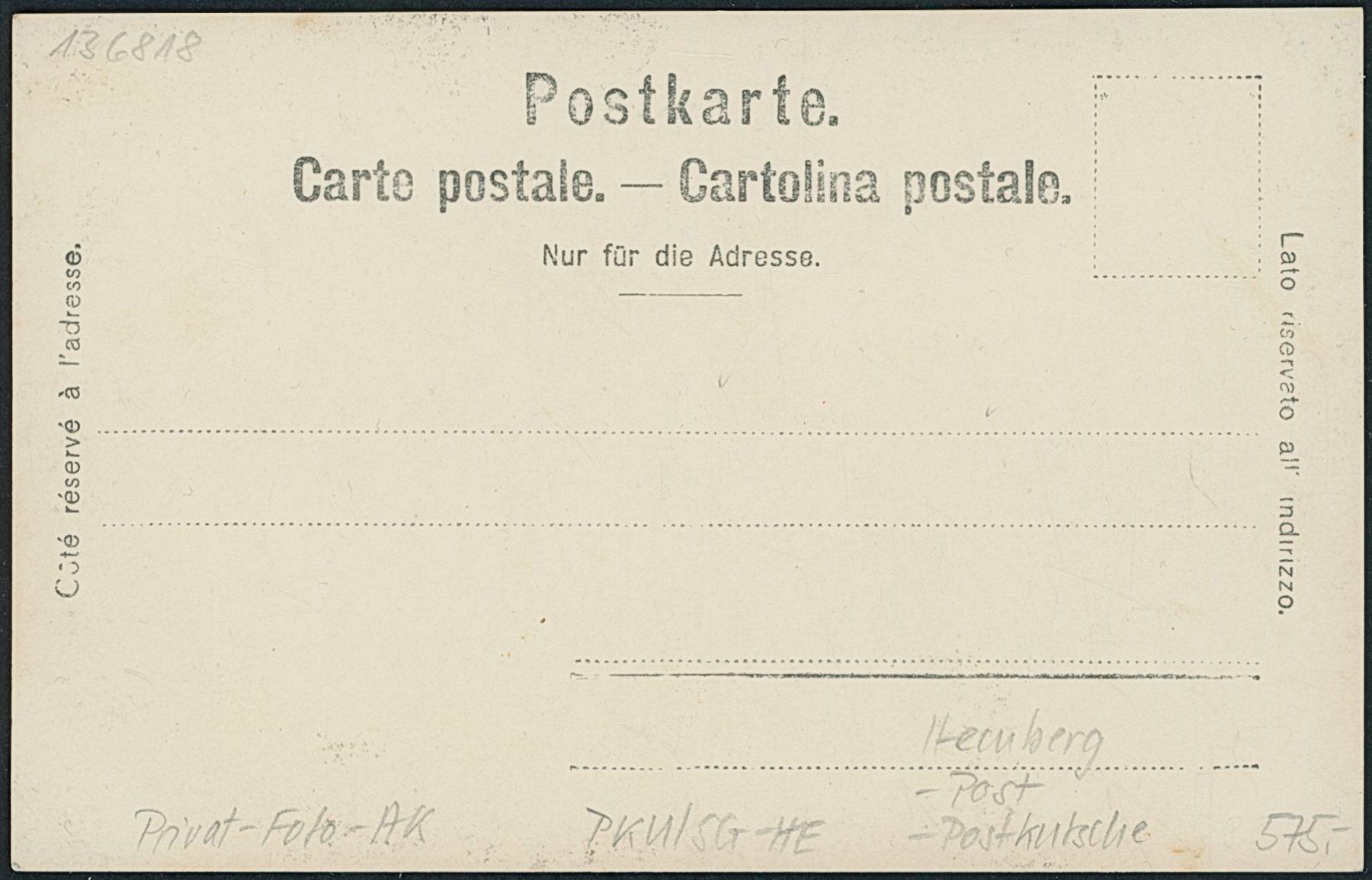 Cartes postales: SG Hemberg - Post - Postkutsche – Neuf (Voir description) à Schindellegi par stationary 1
