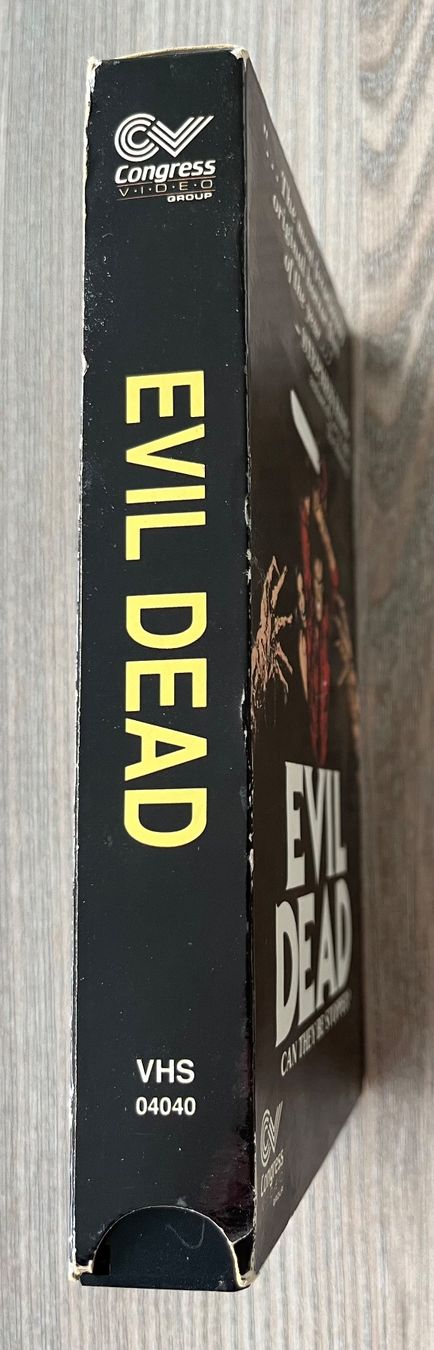 Tutti i VHS: The Evil Dead VHS - Congress Video Group – Usato da Malters venduto da starfighter01 2