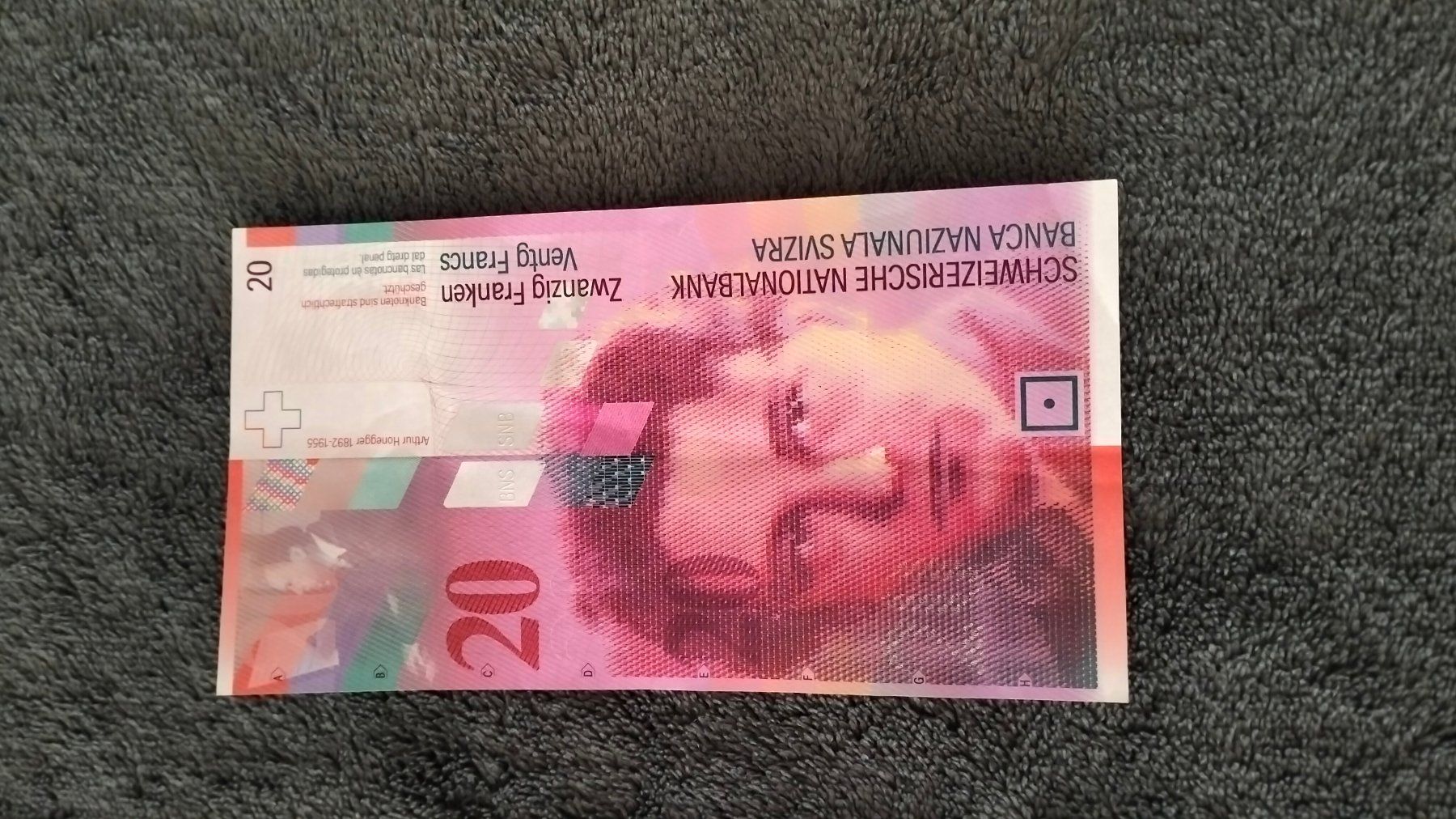 Banknoten: Schweizer Fr. 20.- Banknote – Gebraucht aus Neuendorf von Winter02