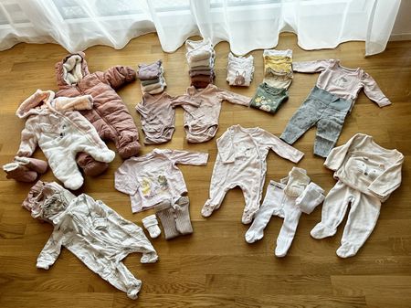 Babymädchen Kleiderset Winter Gr. 56-68