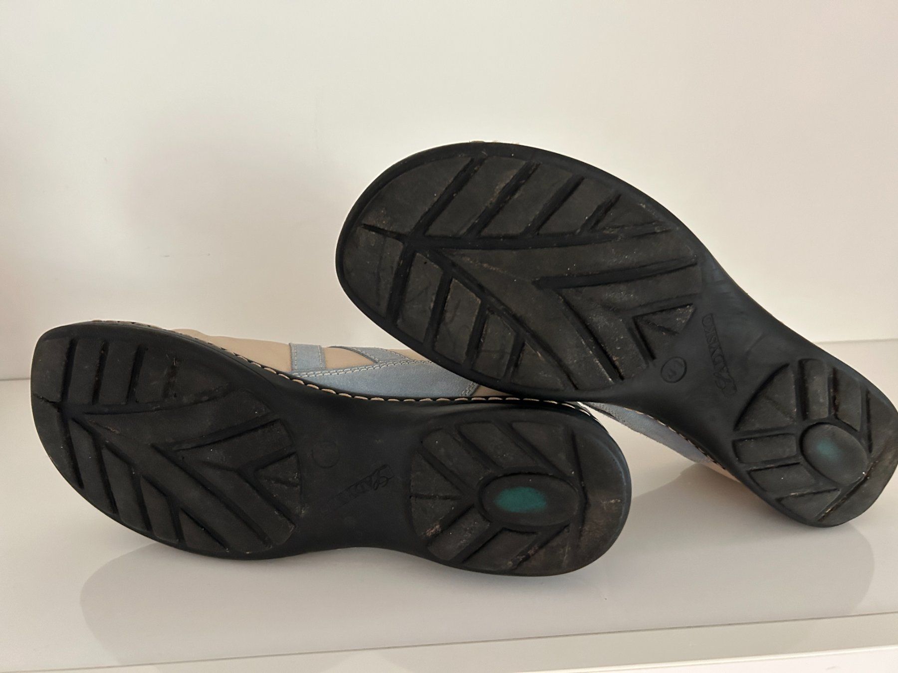 Helvesko Damenschuhe: Ladysko Halbschuh, Hellblau/Beige – Gebraucht aus Ettingen von sagada81 2