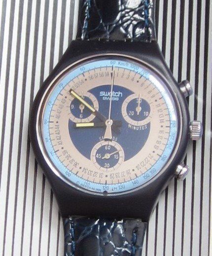 Swatch Orologi: Swatch Chrono Silver Star SCN102, 1990 – Nuovo e nell'imballaggio originale da Grüningen venduto da ald_8cjy 9