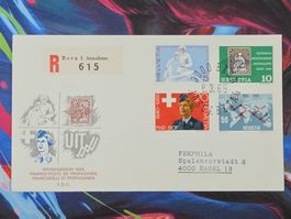 CL28 Enveloppe + Timbre Suisse 1965