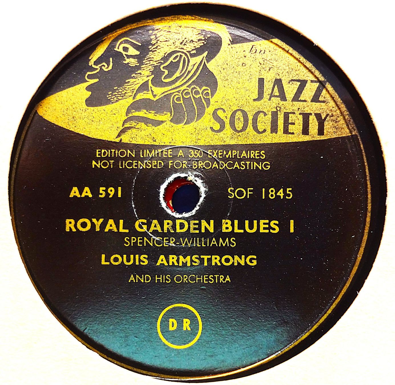 Schallplatten: Louis Armstrong, Album mit 12 Jazz Schellackplatten – Gebraucht aus Hemishofen von Phonomandy 4