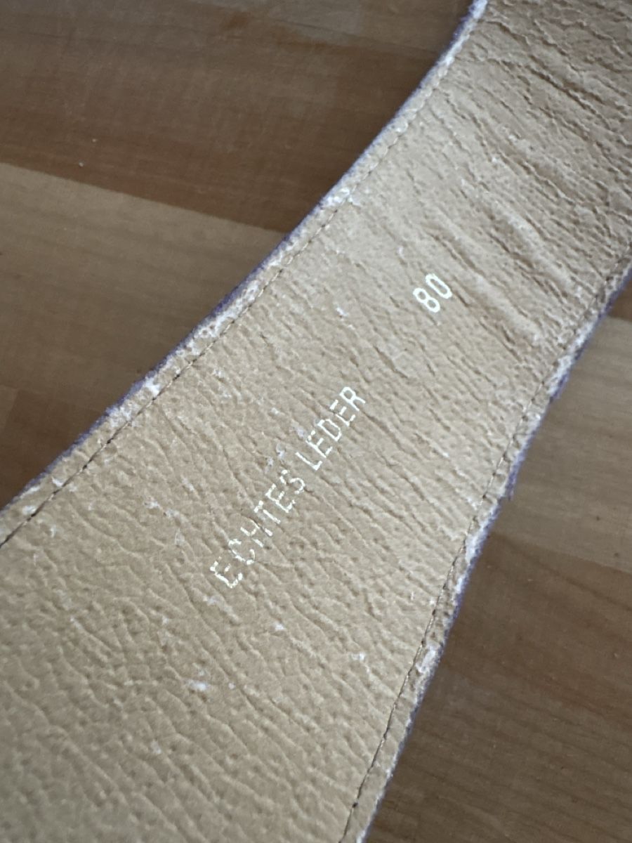 Cinture: Gürtel Violett 80 cm – Usato da Rümlang venduto da SchumBru10 4