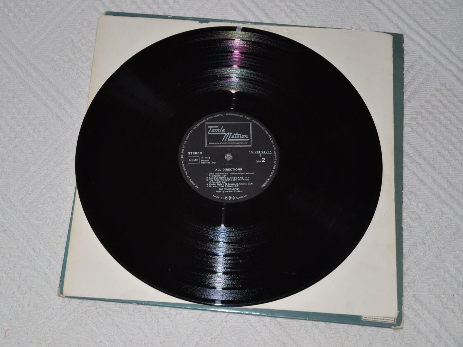 Schallplatten: LP The Temptations - All Directions – Gebraucht aus Boll von Theodora15 4