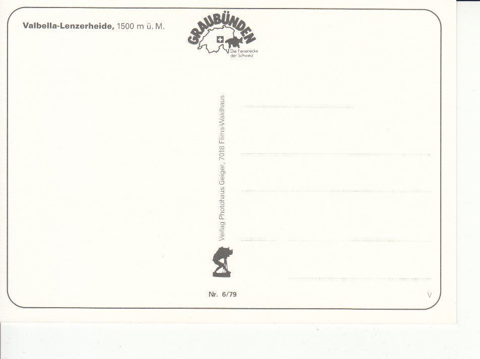 Cartoline postali: Lenzerheide / Valbella um 1995, neuwertig – Usato da Bürglen TG venduto da StampGraf 1
