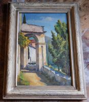 Ölgemälde Percola signiert Dardo Gattelli, 1907-1954. Ticino