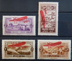 Libanon Kat. 75-78 * 1926 Kat. 12 Euro