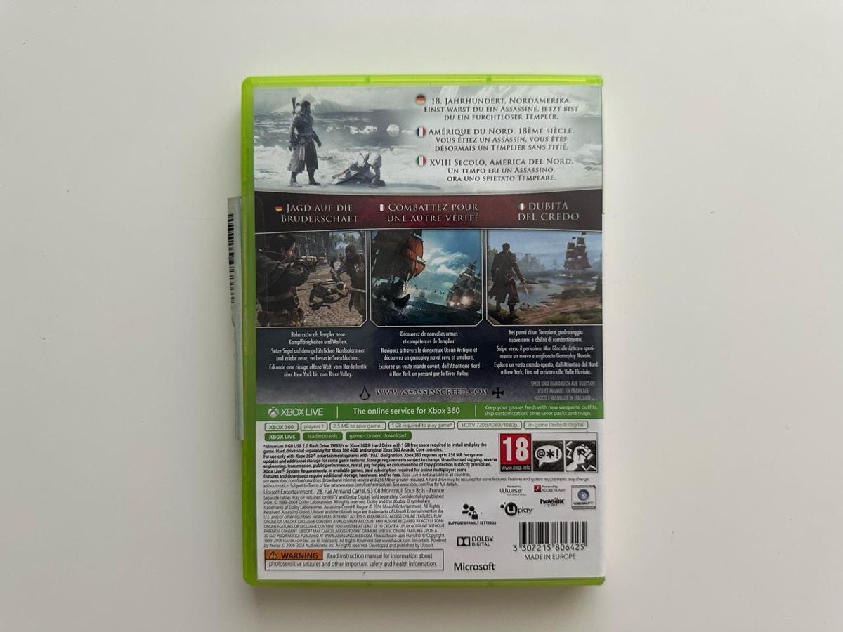 Spiele: Assassin's Creed: Rogue Xbox 360 – Gebraucht aus Couvet von Aura_aura 2