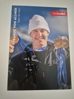 Autogrammkarte Franjo von Allmen Originalunterschrift