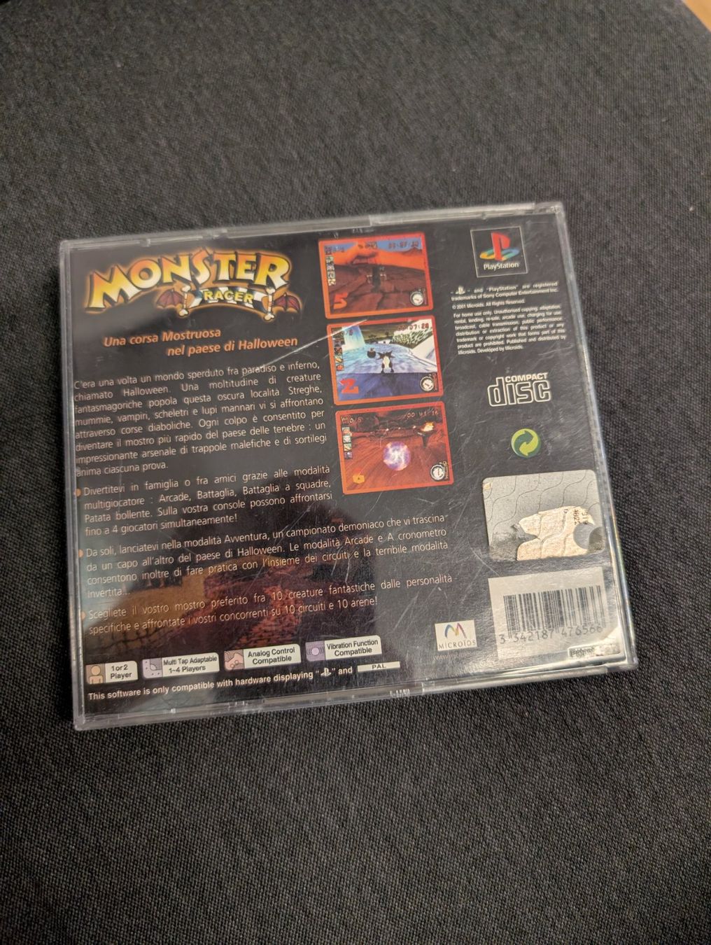 Jeux: Monster racer Sony ps1 – D'occasion à Giubiasco par Ticinerd 1