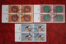 1981: 660-682 4er-Block ET. mit Gummi