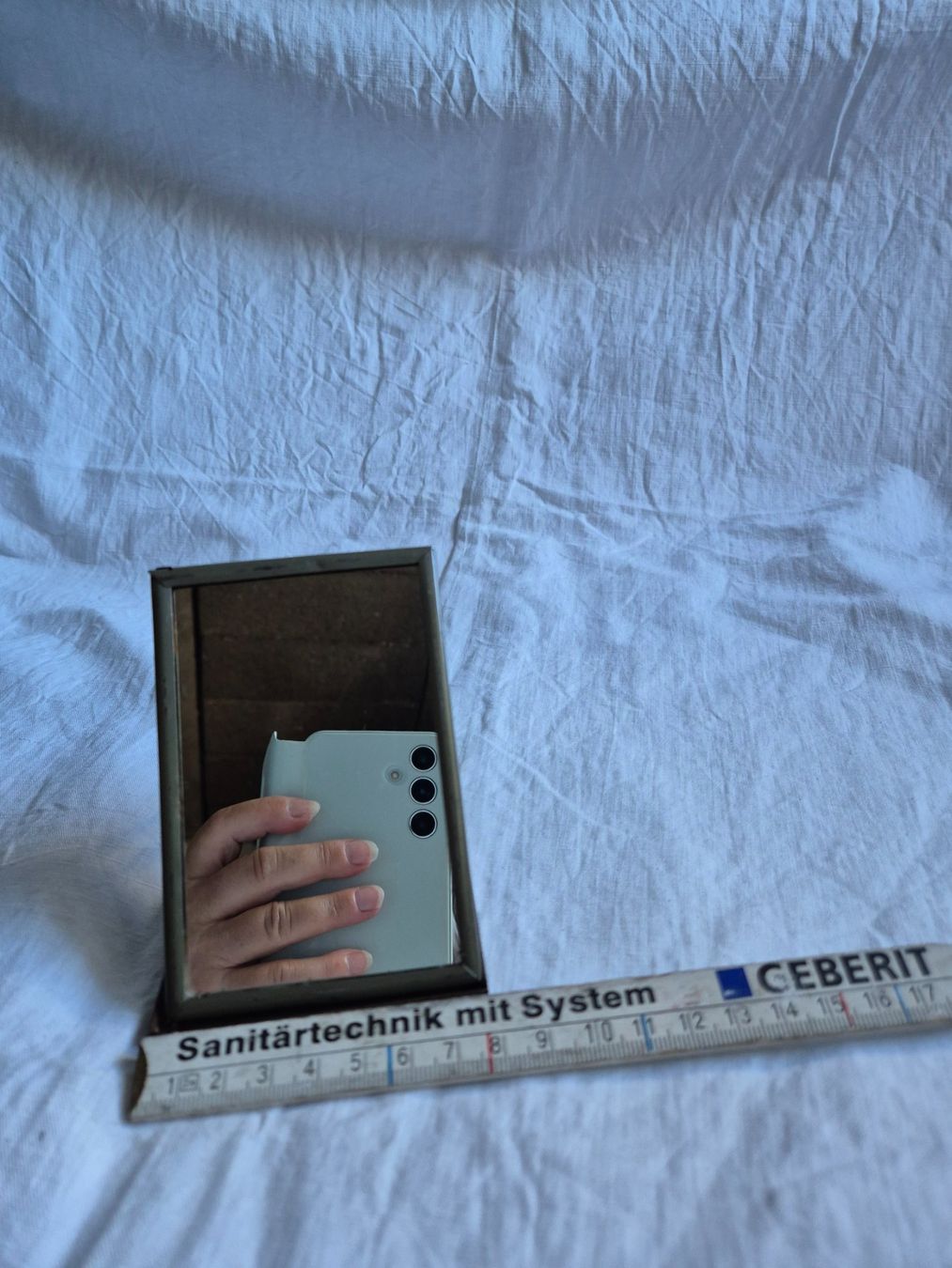 Specchi: Miroir de table vintage, cadre métal – Usato da Fey venduto da sverigi 2