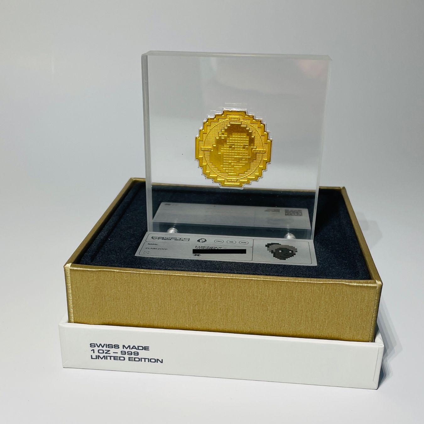 Tutti le monete: Gold Crypto Vreneli - 1 oz - Friendly Vreneli Nr. 74/100 – Nuovo e nell'imballaggio originale da Weggis venduto da mcmad 1