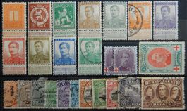 Belgien ex. Kat. 89-128 */gest. 1912/15 Kat. 47 Euro