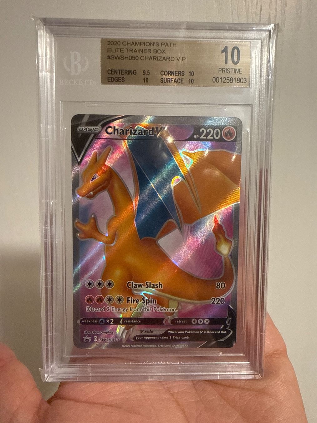 Karten: Pokemon Charizard V Beckett 10 – Gebraucht aus Frauenfeld von Poke_Toniii