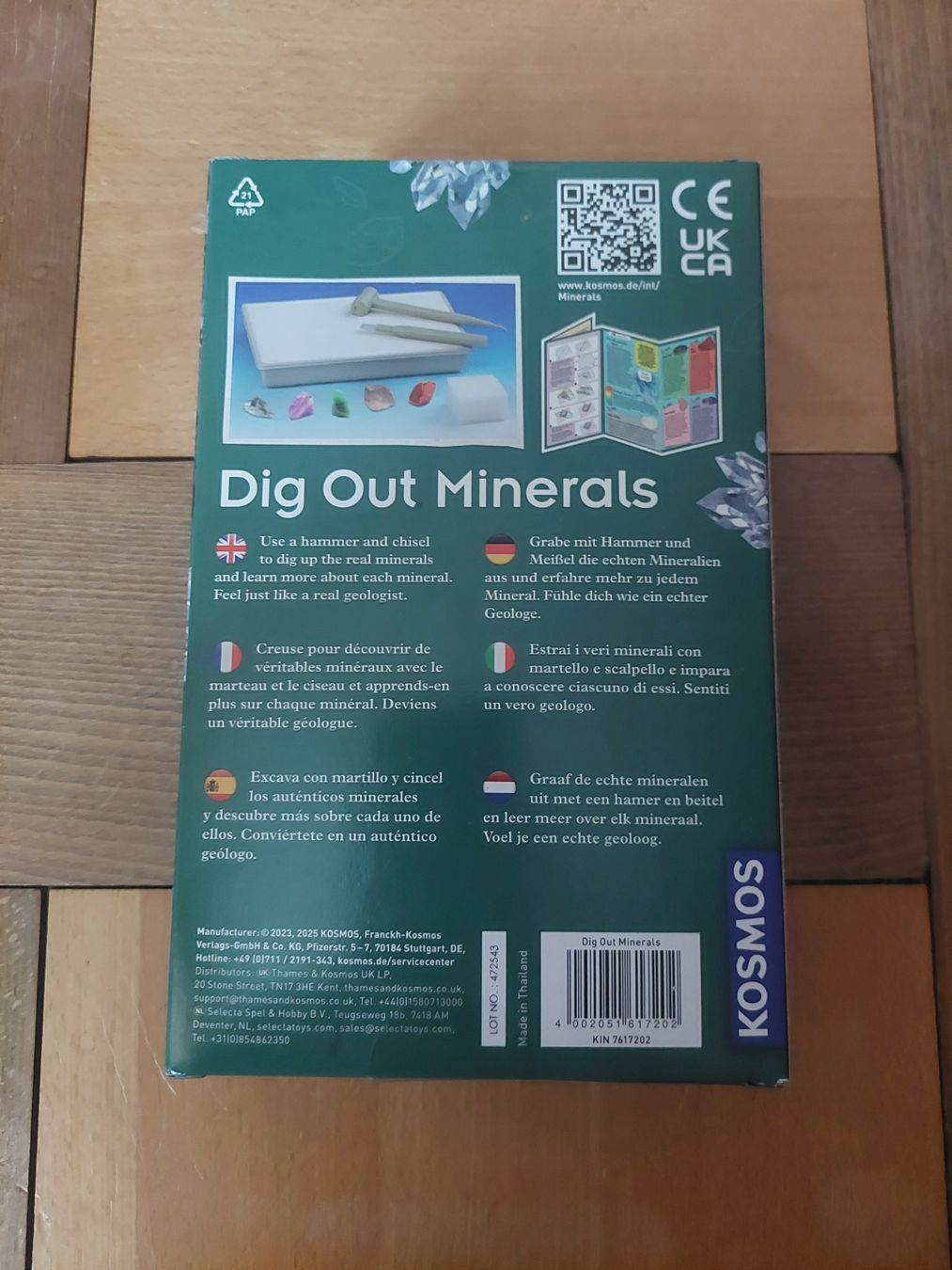 Kosmos Giochi: Kosmos Mineralien Experimentierkasten – Nuovo e nell'imballaggio originale da Beckenried venduto da Havacola 4